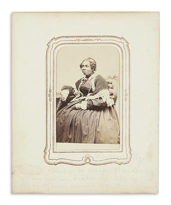 (SLAVERY AND ABOLITION.) Collection of cartes-de-visite photos including numerous African-Americans and abolitionists.